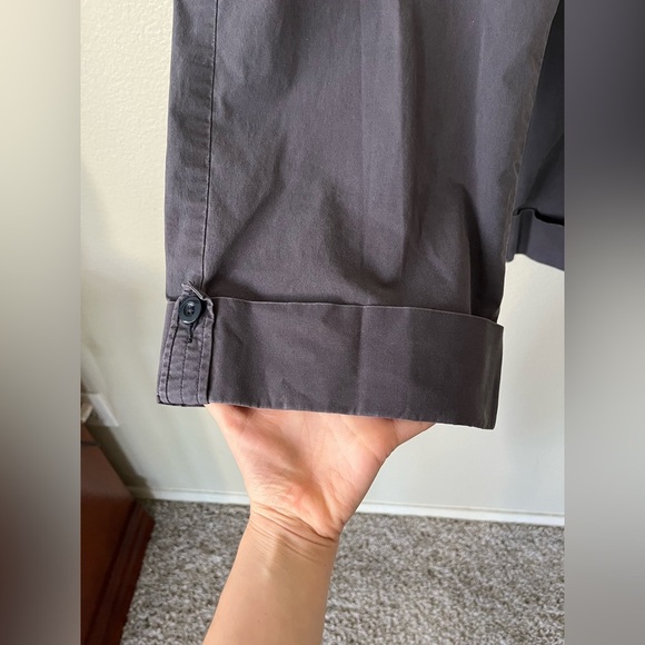 Talbots Stretch Cotton Capris in Blue With Folded Cuffs Women’s Size 14 - Picture 11 of 14